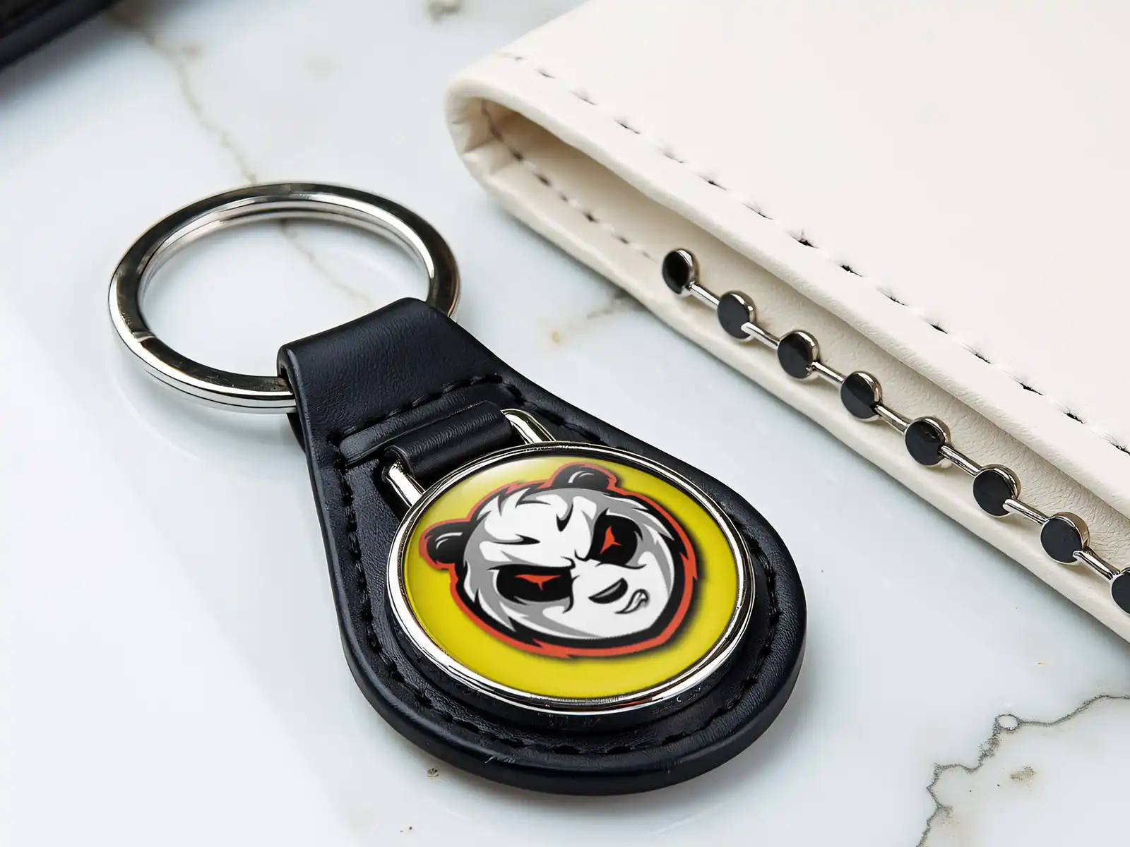 Motorcycle Keychain Style Edition Leather Style
